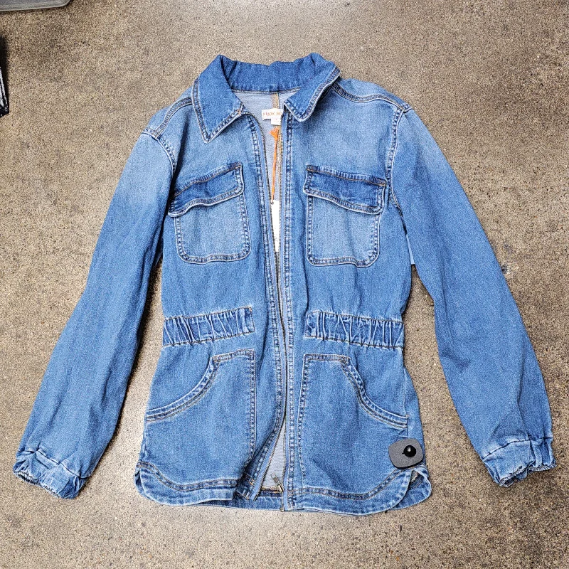 Jacket Denim By Knox Rose In Blue Denim, Size:S