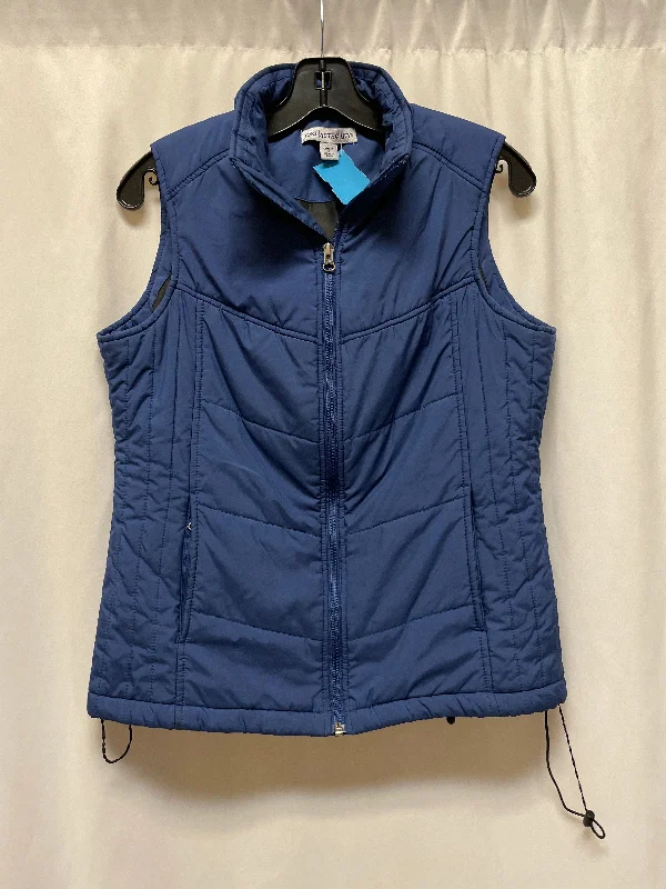 Vest Puffer & Quilted By Cmf In Blue, Size: S