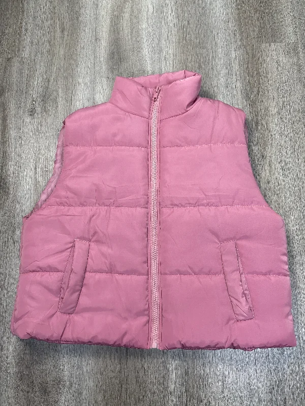 Vest Puffer & Quilted By Better Be In Pink, Size: M