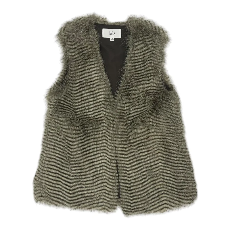 Vest Faux Fur & Sherpa By Jack In Tan, Size:M