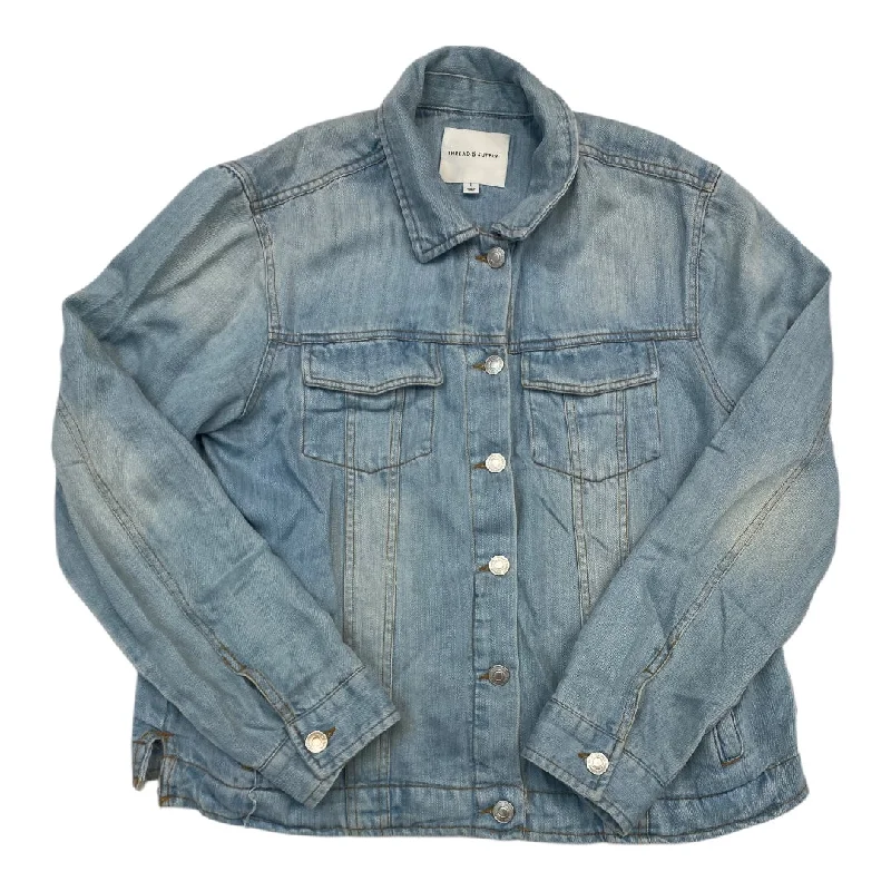 Jacket Denim By Thread And Supply In Blue, Size:L