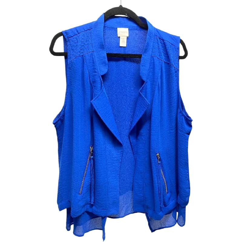 Vest Other By Chicos In Blue, Size: S