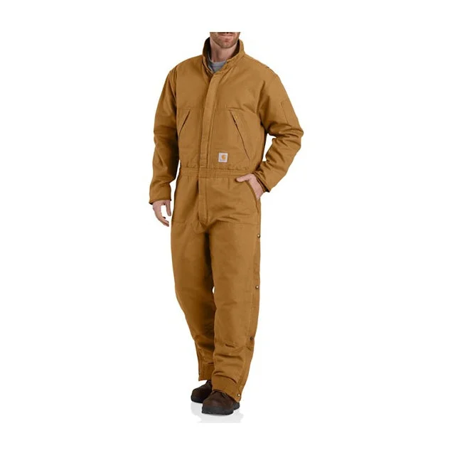 Men's Loose Fit Washed Duck Insulated Coverall