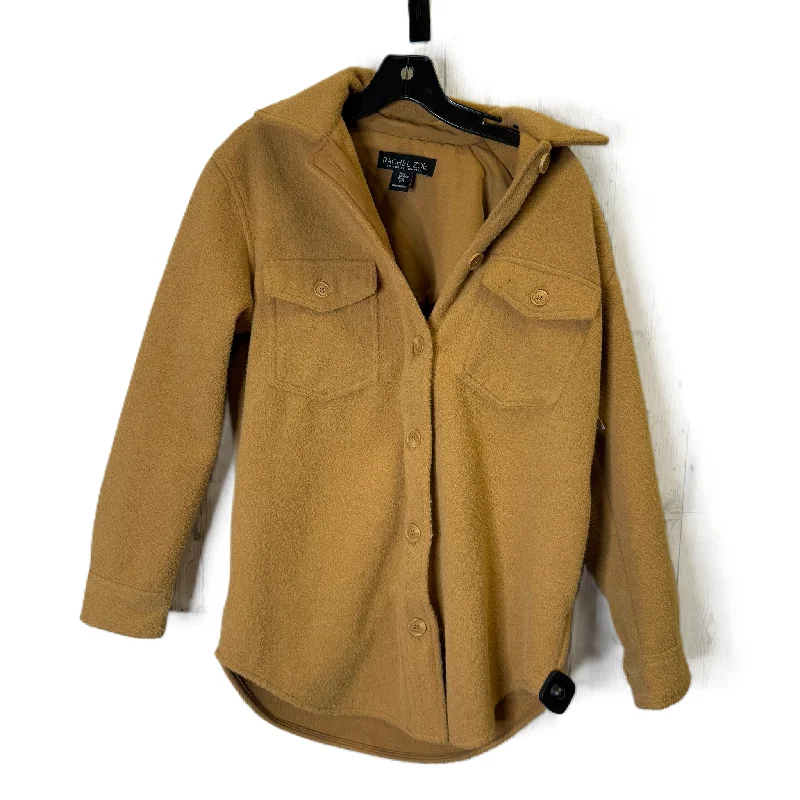 Jacket Shirt By Rachel Zoe In Brown, Size: Xs