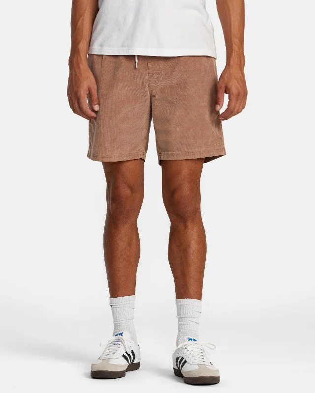 Escape 17" Elastic Waist Shorts - Sonora Brown