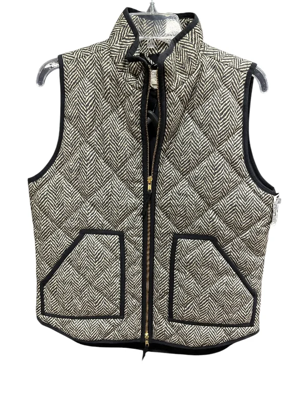 Vest Puffer & Quilted By J. Crew In Tan, Size: S