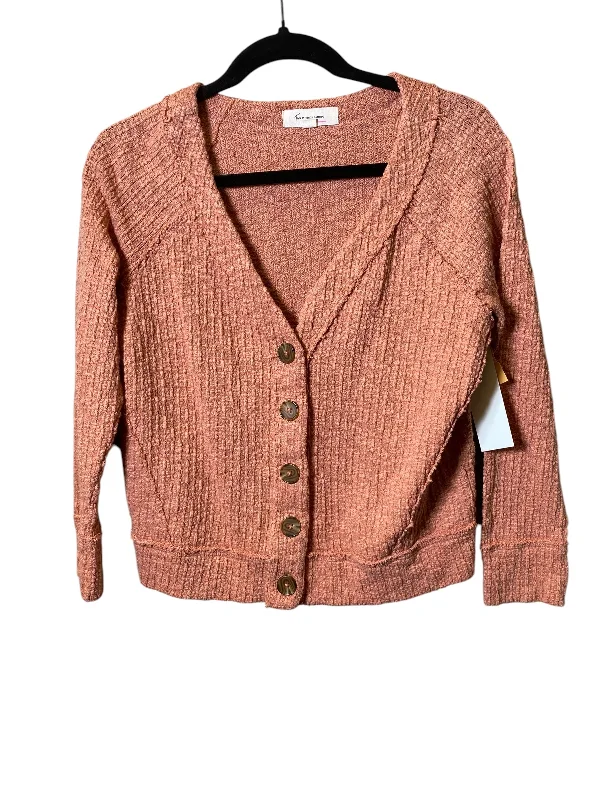 Jacket Shirt By Vince Camuto In Orange, Size: S