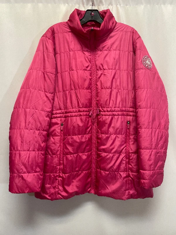 Jacket Puffer & Quilted By Aeropostale In Pink, Size: 2x