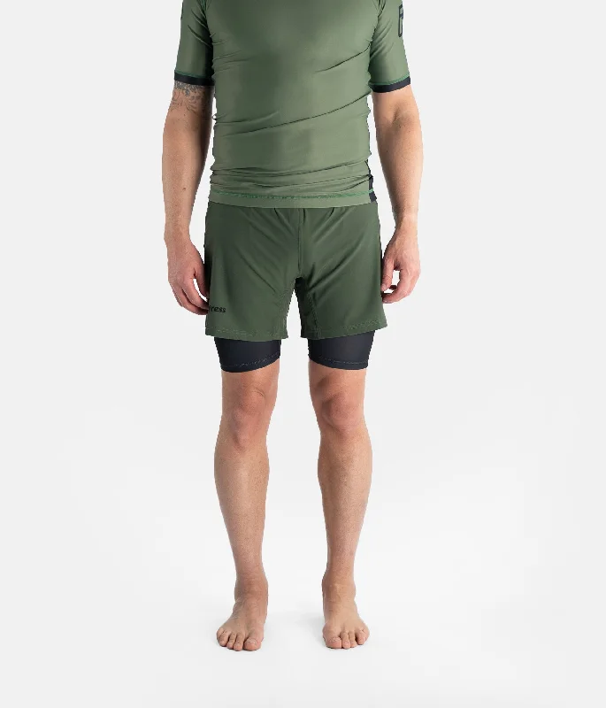 Academy + Hybrid Shorts - Khaki