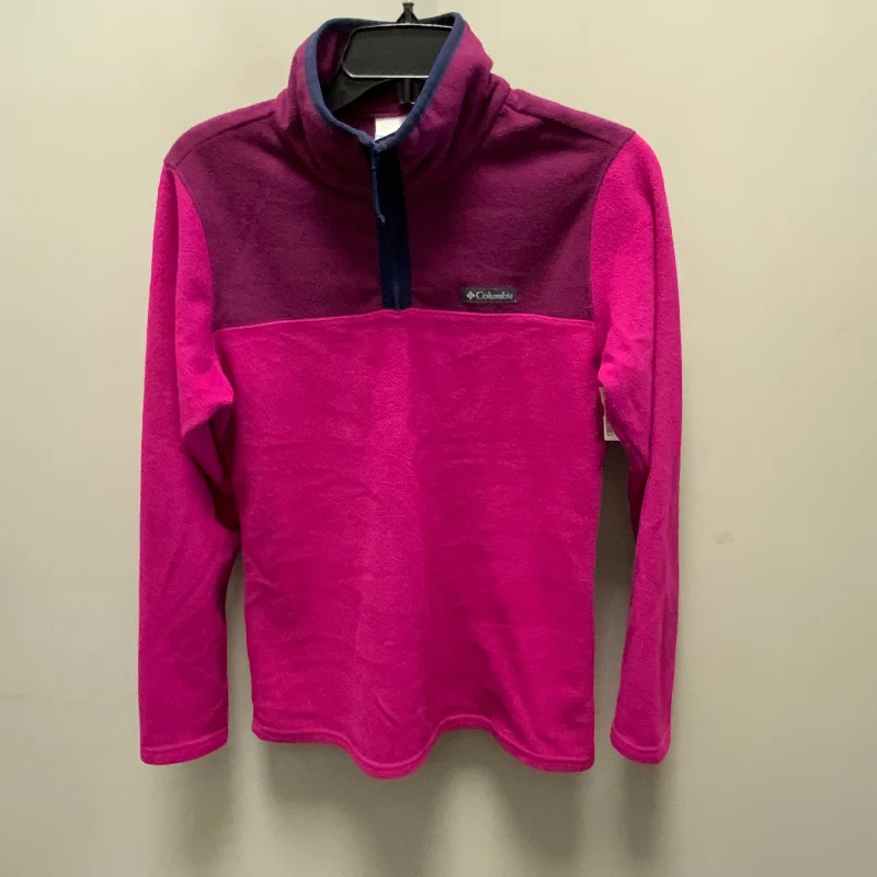 Top ls  Fleece By Columbia In Purple, Size: S