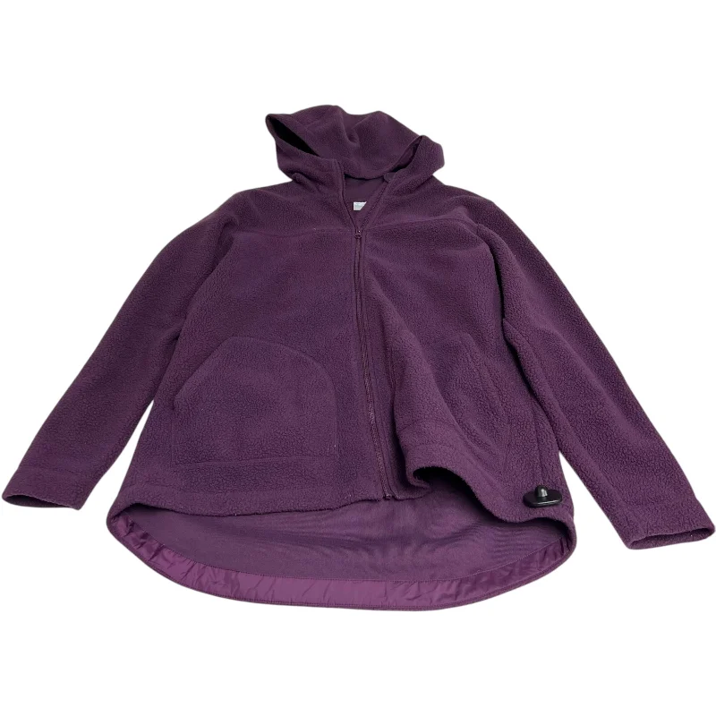 Jacket Fleece By Columbia In Purple, Size: Xl