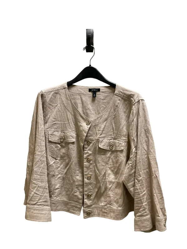 Jacket Other By Torrid In Tan, Size: 3x