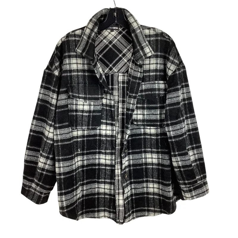 Jacket Shirt By Fashion Nova In Plaid Pattern, Size: M