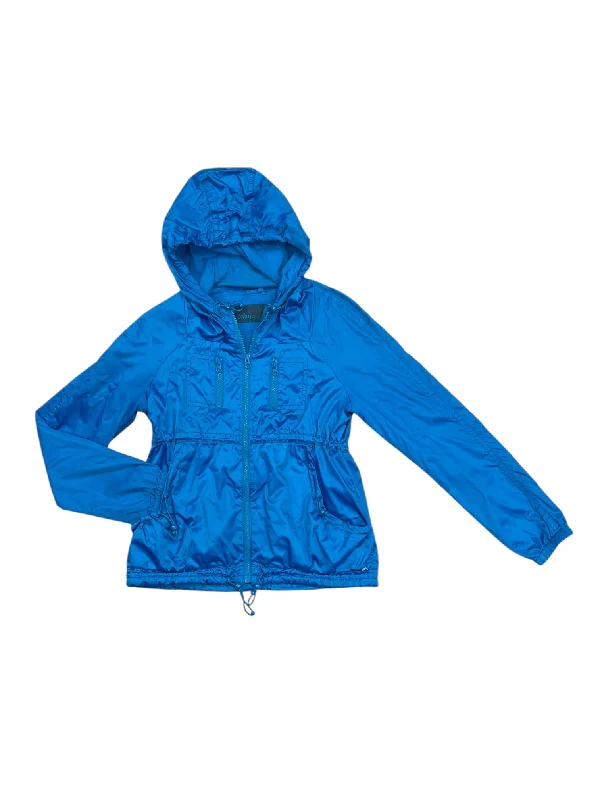 Jacket Windbreaker By TALULU In Blue, Size: M