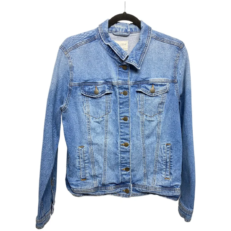 Jacket Denim By Universal Thread In Blue, Size: L