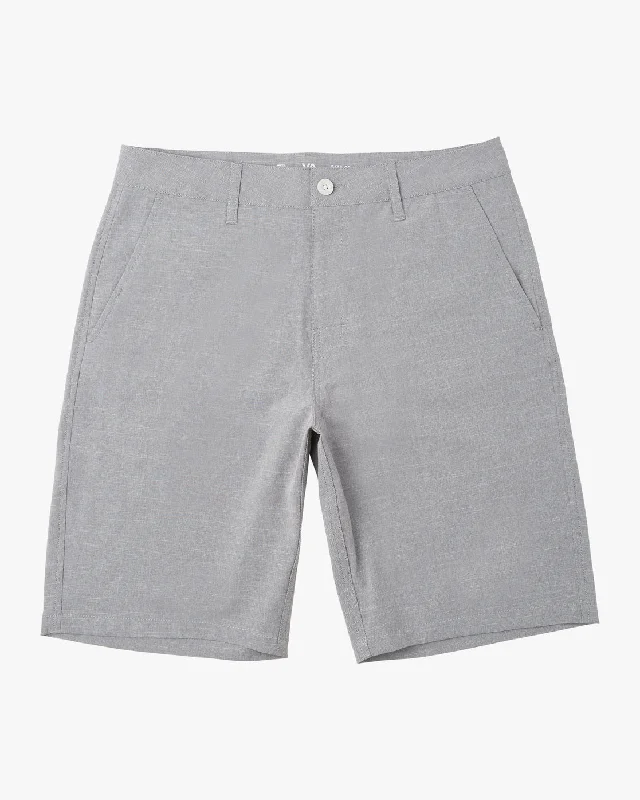 Boys Balance 17" Hybrid Shorts - RVCA Black