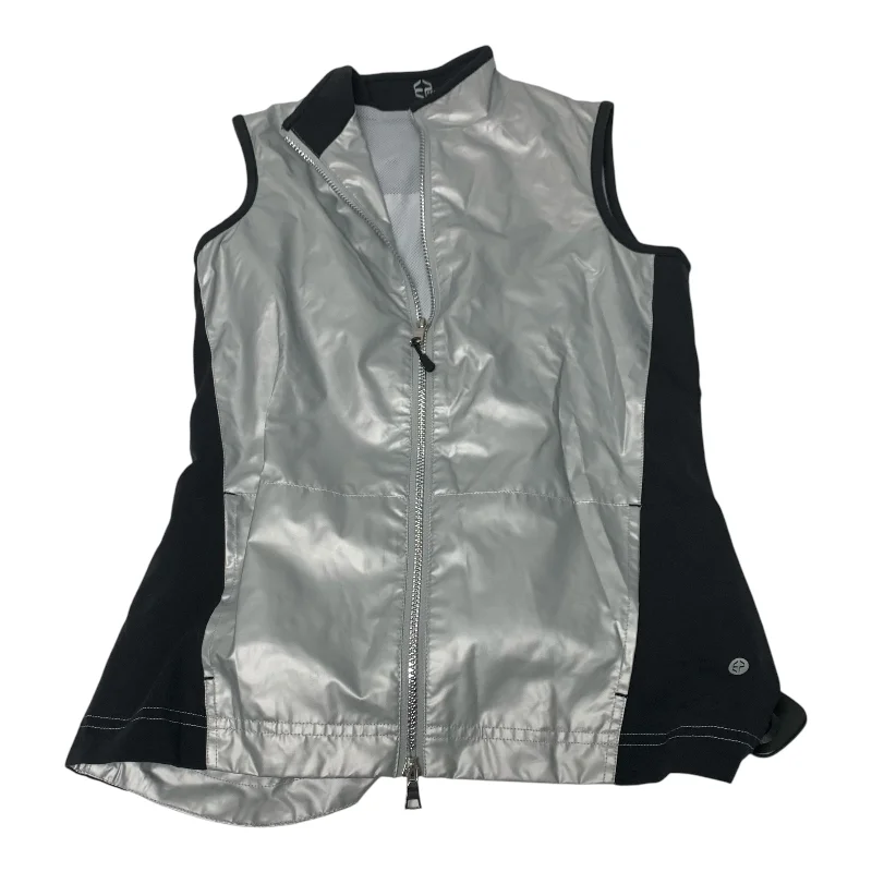 Vest Other By Clothes Mentor In Silver, Size: Xs