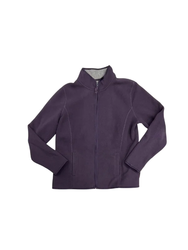 Jacket Fleece By Life In Purple, Size: L