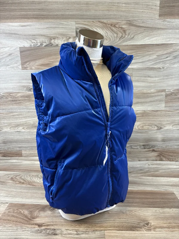 Vest Puffer & Quilted By Old Navy In Blue, Size: S