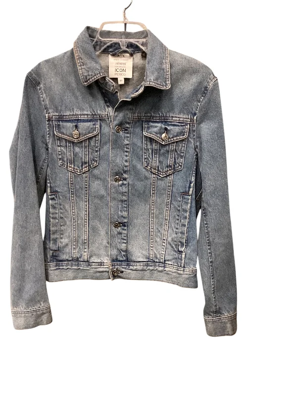 Jacket Denim By Armani Exchange In Blue, Size: Xs