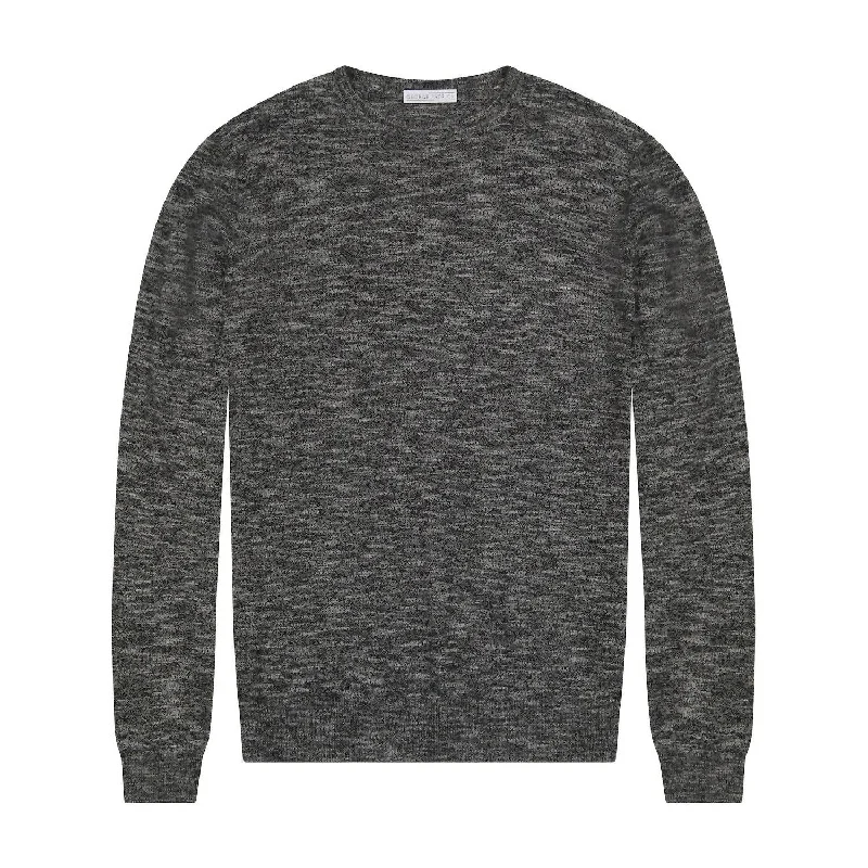 Men's Merino Wool Sweater In Chalkboard