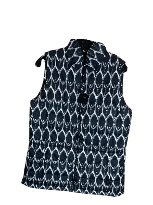 Vest Puffer & Quilted By The North Face In Black & White, Size: L