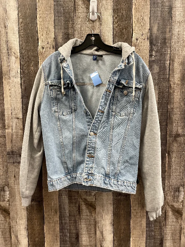 Jacket Denim By Divided In Blue Denim, Size: M