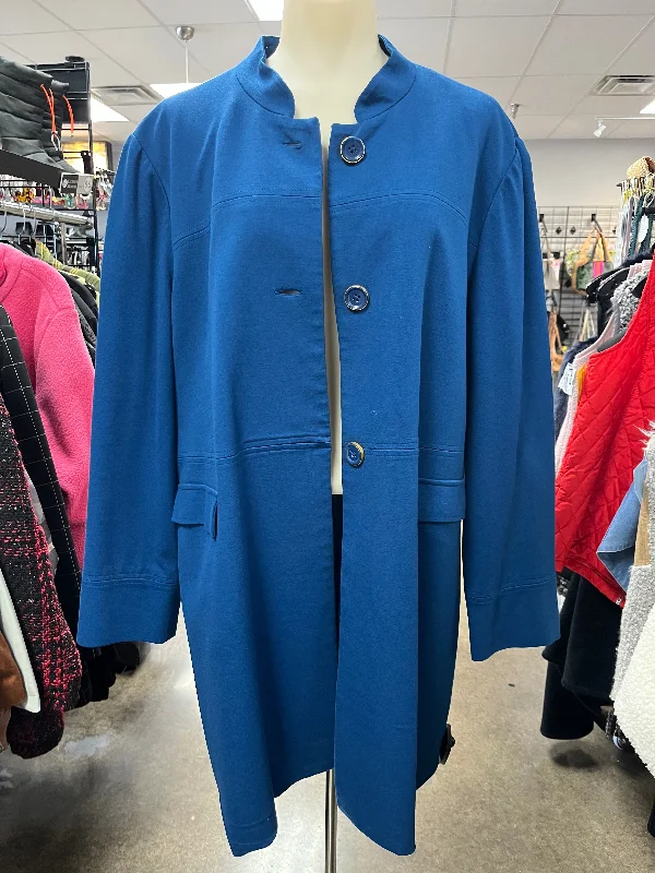 Jacket Other By Chicos In Blue, Size: Xl