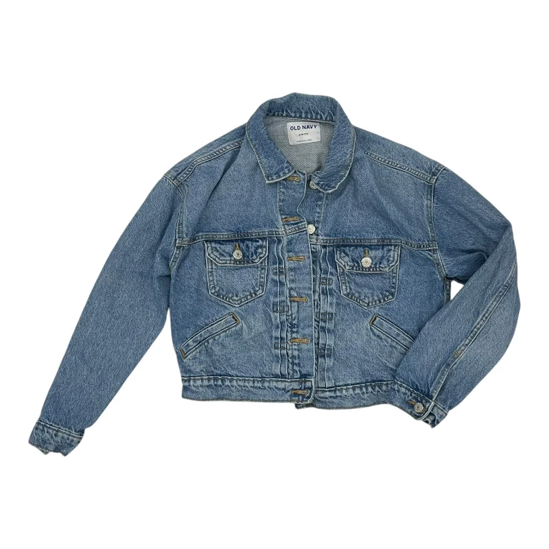 Jacket Denim By Old Navy In Blue Denim, Size:Sp