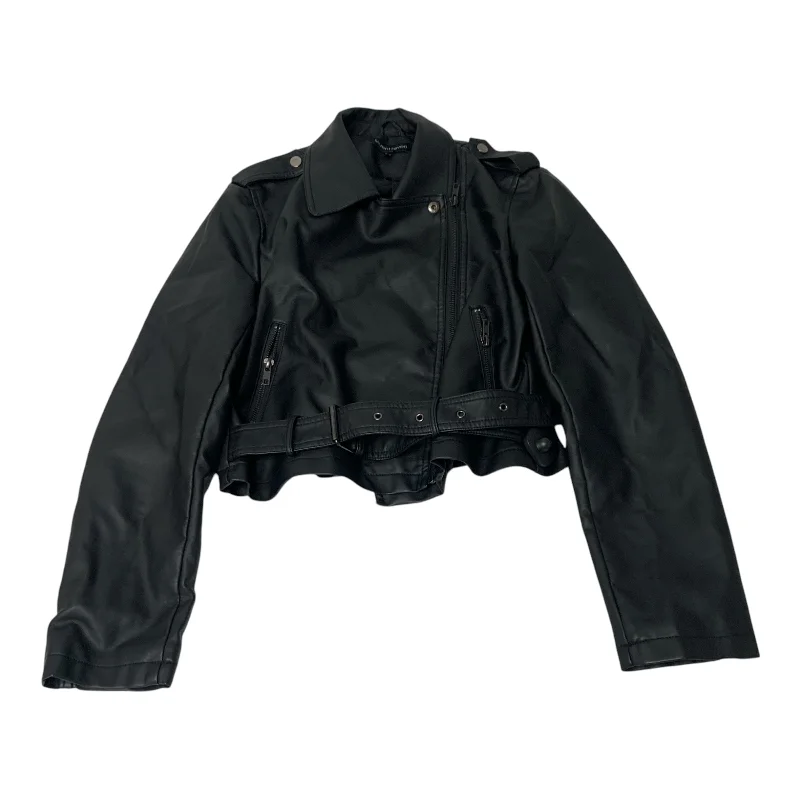 Jacket Moto By Seven Seven In Black, Size: Xl