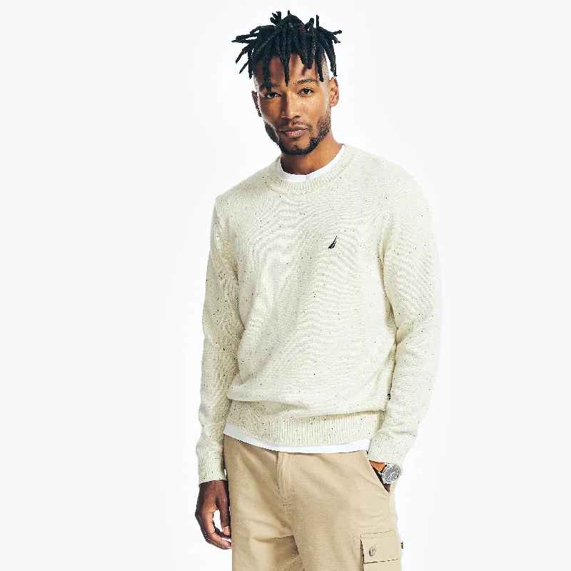 Nautica Mens Sustainably Crafted Crewneck Sweater