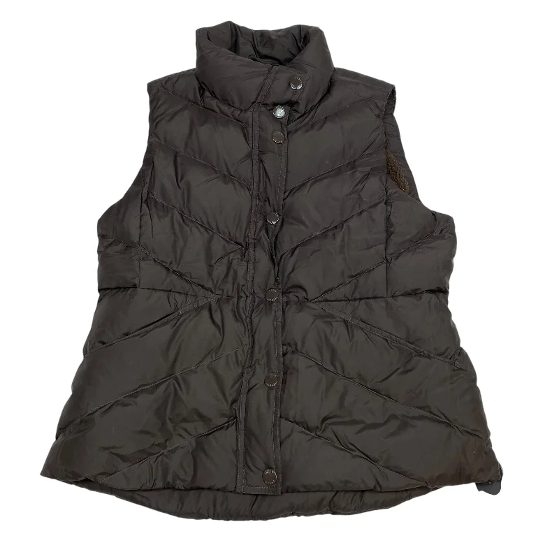 Vest Puffer & Quilted By J. Crew In Brown, Size: L