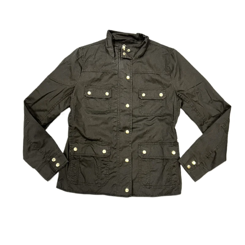 Jacket Utility By J. Crew In Brown, Size: M