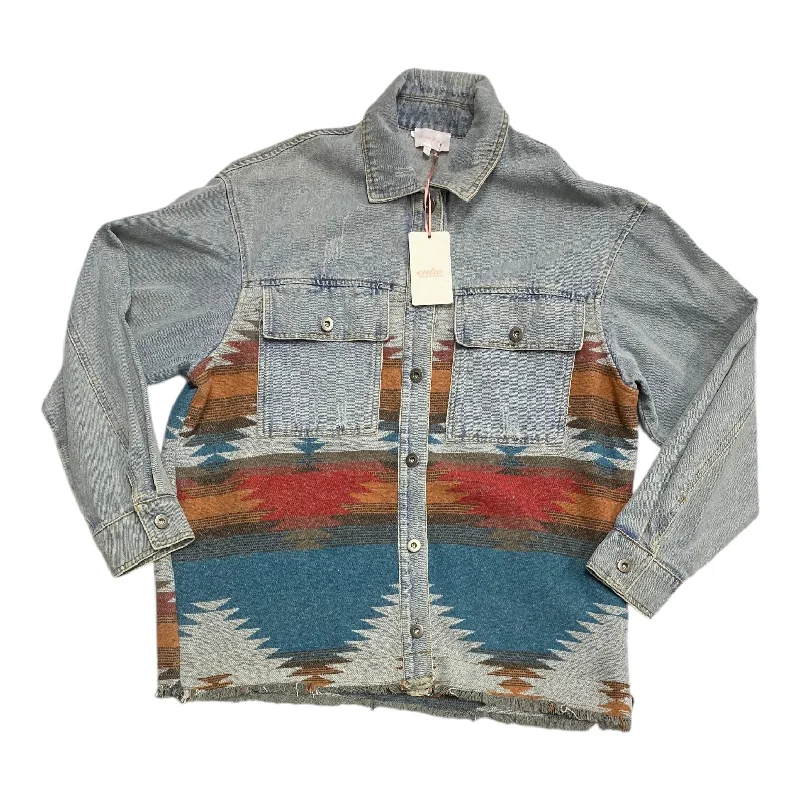 Jacket Denim By Entro In Multi, Size:M