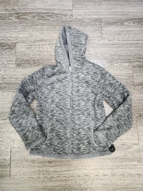 Jacket Fleece By Faded Glory In Grey, Size: M