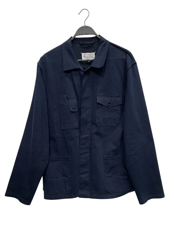 Maison Margiela/Jacket/48/Cotton/NVY/SHIRT JACKET 4 FRONT POCKETS