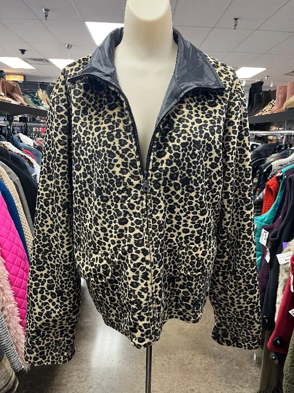 Jacket Other By Clothes Mentor In Animal Print, Size: L