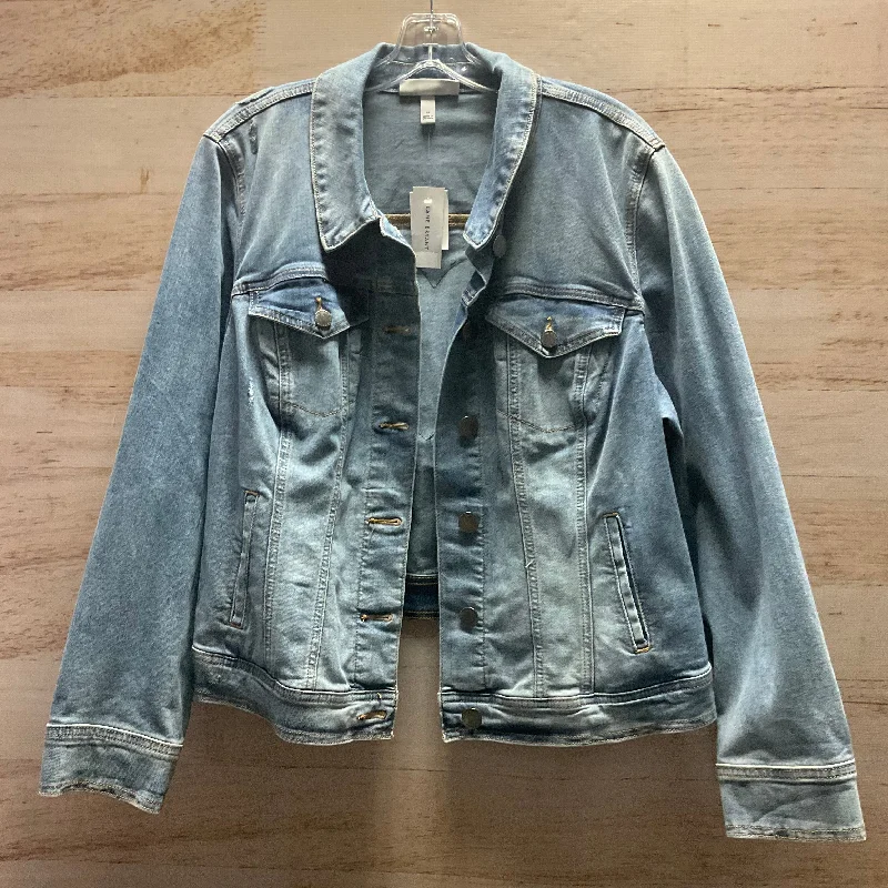 Jacket Denim By Lane Bryant In Blue Denim, Size: 18