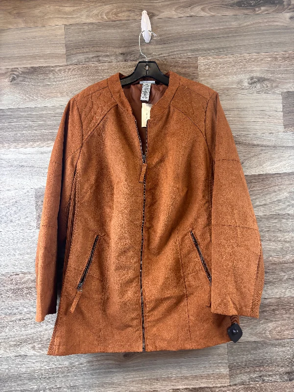 Jacket Other By Catherines In Brown, Size: 1x