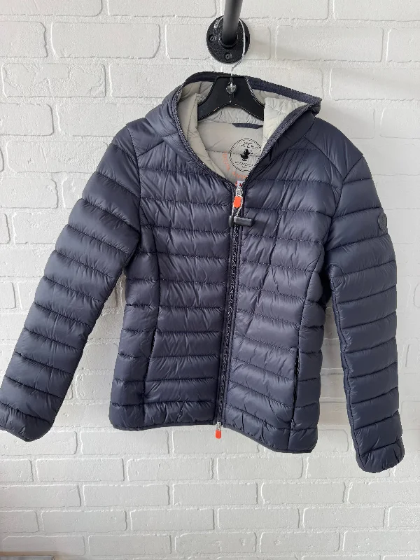 Jacket Puffer & Quilted By Save The Duck In Blue, Size: Xs