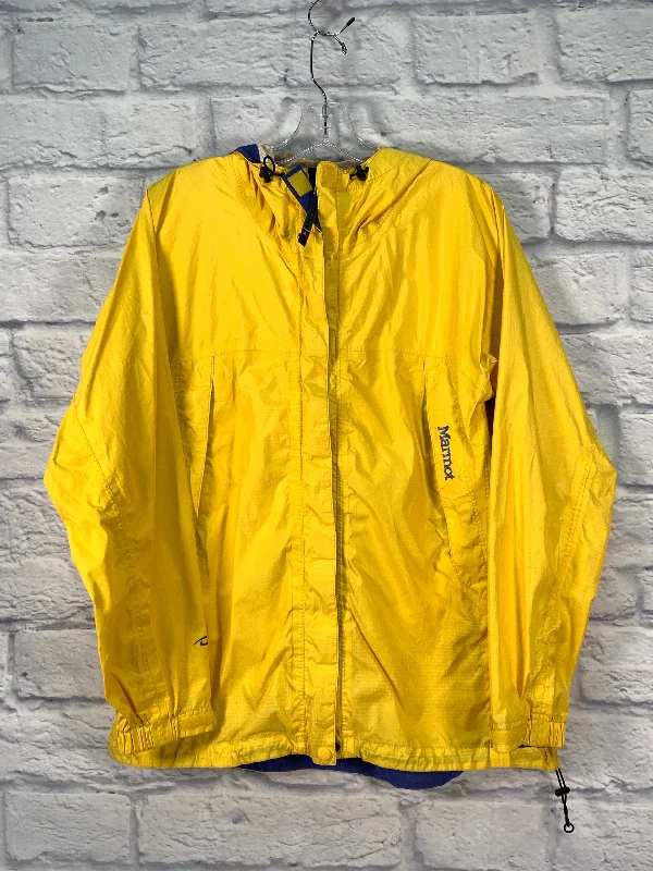 Jacket Windbreaker By Marmot In Yellow, Size: L