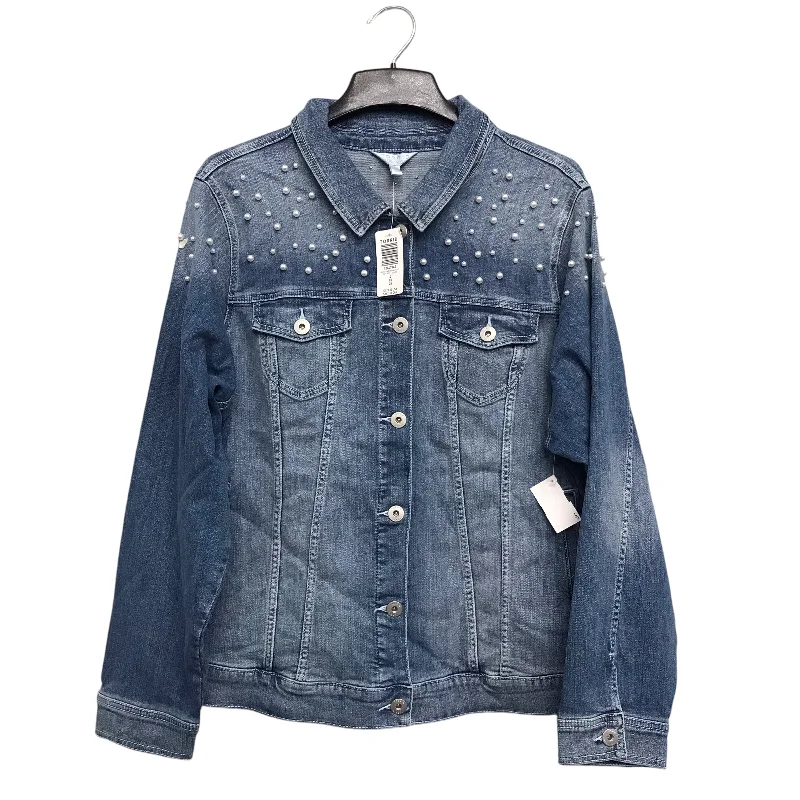 Jacket Denim By Torrid In Blue Denim, Size:4X