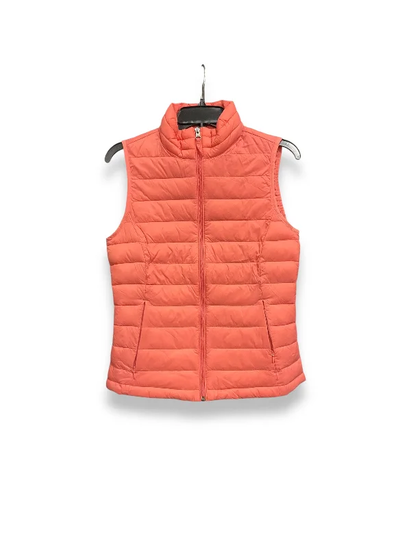 Vest Puffer & Quilted By Amazon Essentials In Peach, Size: Xs