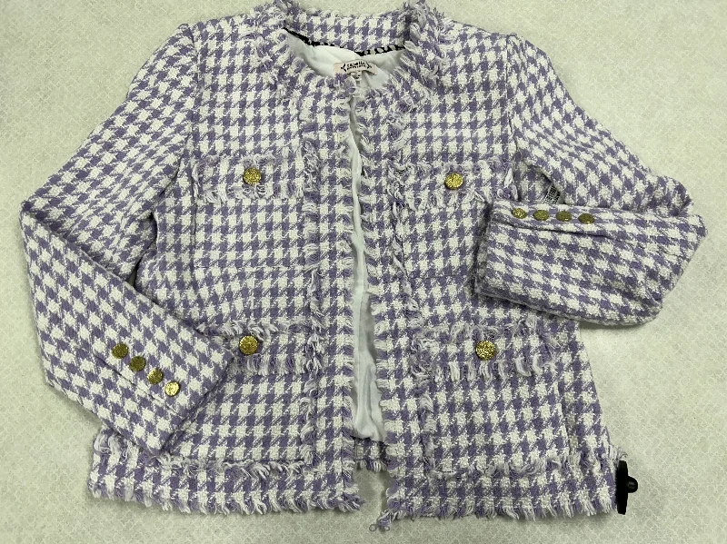 Jacket Other By Nanette By Nanette Lepore In Purple & White, Size: M