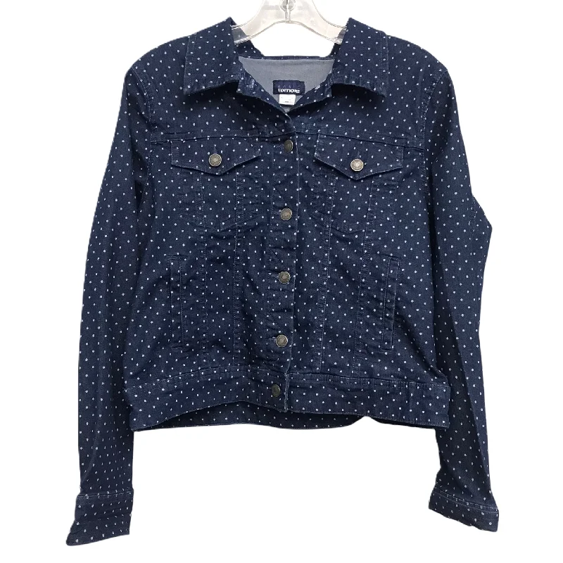 Jacket Other By Basic Editions In Polkadot Pattern, Size: M