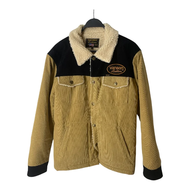 VANSON/Jacket/XL/Cotton/BEG/