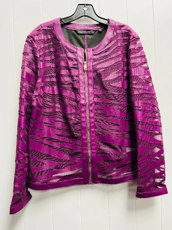 Jacket Other By colleen lopez  In Purple, Size: L