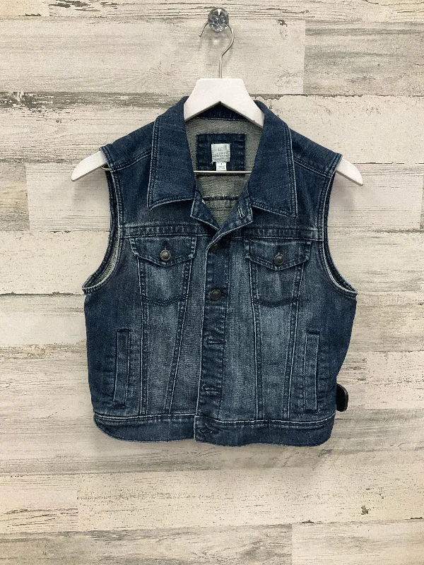 Vest Other By Lc Lauren Conrad In Blue Denim, Size: M