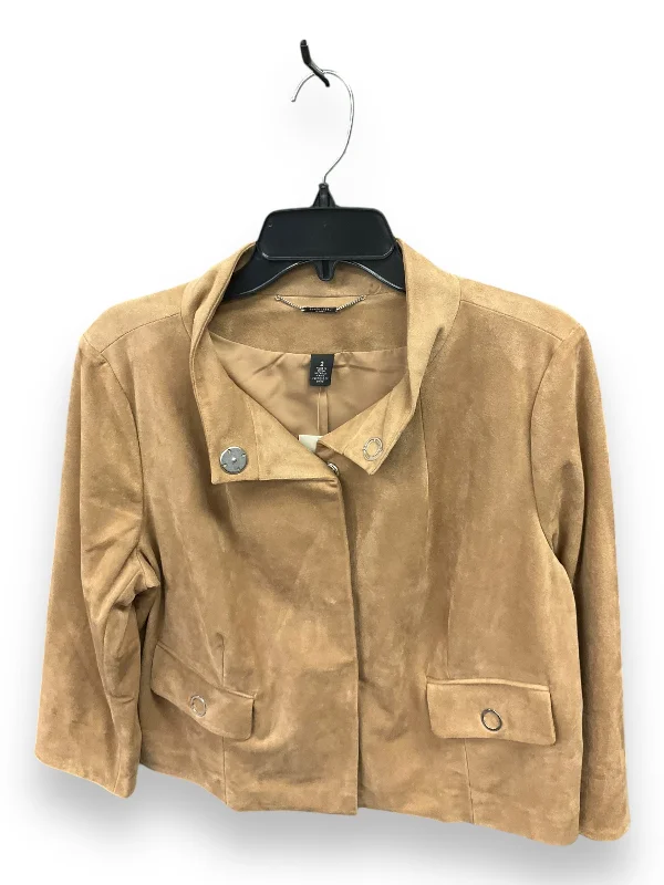 Jacket Other By Chicos In Tan, Size: L