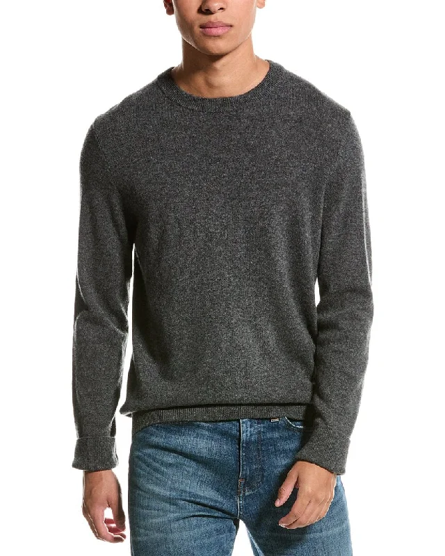 Qi Cashmere Solid Cashmere V-Neck Sweater